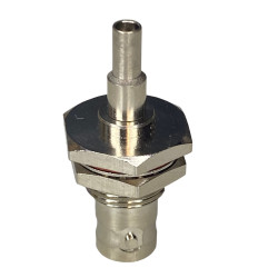 BNC socket connector for RG179 cable, crimped 75ohm