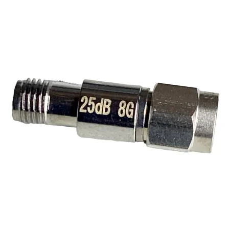 Dämpfungsglied 25dB DC - 8GHz KOAXIAL SMA Stecker SMA gn V2