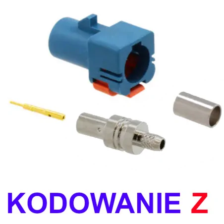 Щепсел FAKRA за кабел RG316 CODE-Z, прав MOLEX