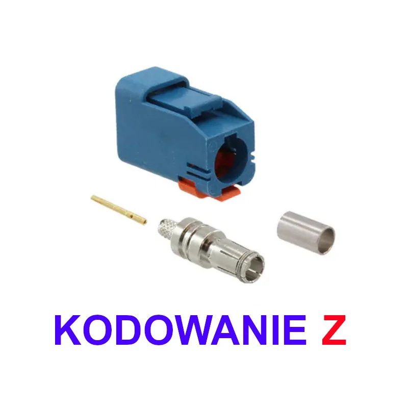 Букса FAKRA за кабел RG316 CODE-Z права MOLEX