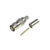 TNC socket connector for H155 cable, crimped