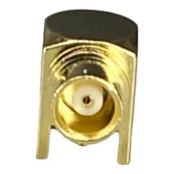 MCX socket connector for PCB angled