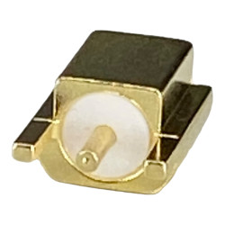 MCX socket connector on PCB for edge