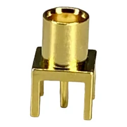 MCX socket connector on PCB vertical