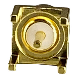 MCX socket connector for vertical PCB