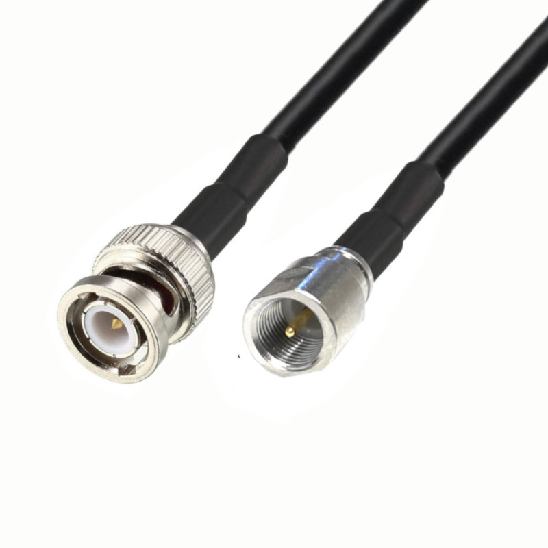 BNC - wt / FME - wt LMR240 antenna cable 1m
