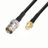 Antenna cable BNC - gn / SMA - gn LMR240 5m