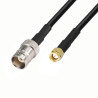 BNC - gn / SMA - wt antenna cable LMR240 3m