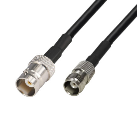 BNC - gn / TNC - gn antenna cable LMR240 1m