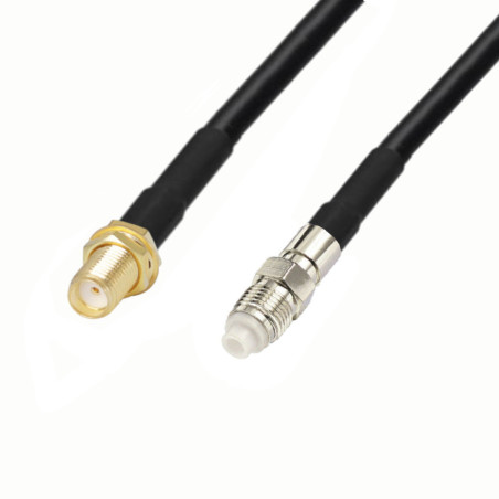 FME - gn / SMA - gn LMR240 antenna cable 1m