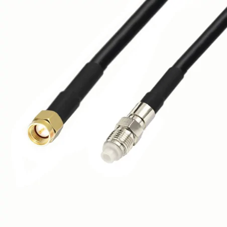 Antenna cable FME - gn / SMA - tue LMR240 3m