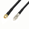 Antenna cable FME - gn / SMA - wt LMR240 5m