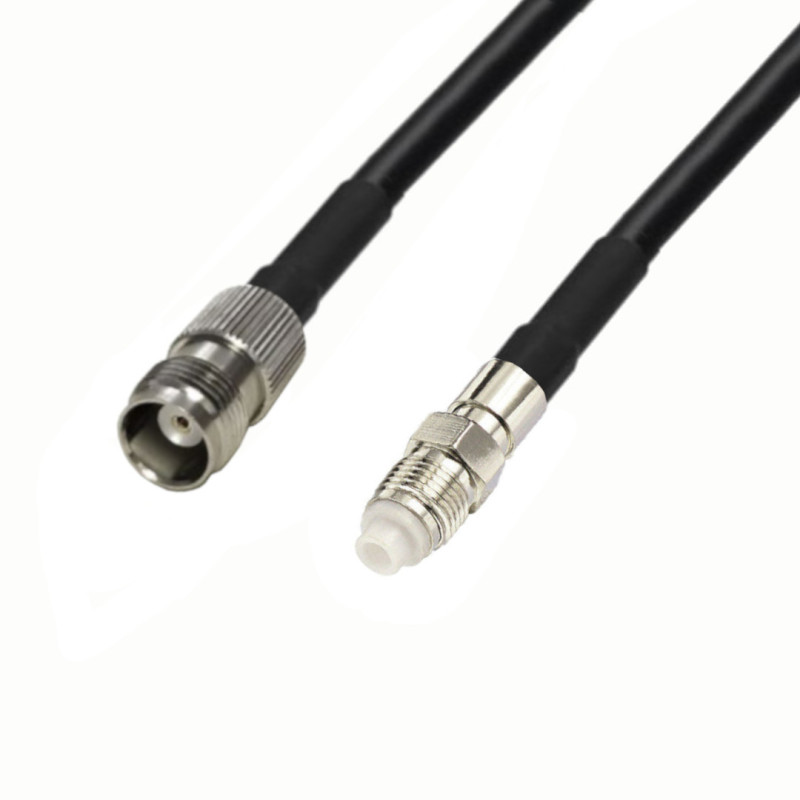 FME - gn / TNC - gn LMR240 antenna cable 1m