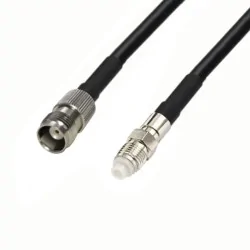 FME - gn / TNC - gn LMR240 antenna cable 3m