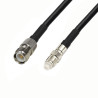 FME - gn / RPTNC - gn LMR240 antenna cable 1m