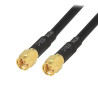 Cablu antenă mufa SMA / mufa SMA LMR300 0,5 m