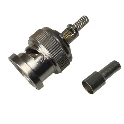 Conector BNC pe cablu RG179, sertizat 75ohm