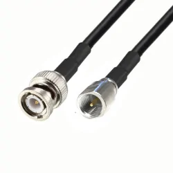 Antenna cable BNC plug / FME plug RF5 10m