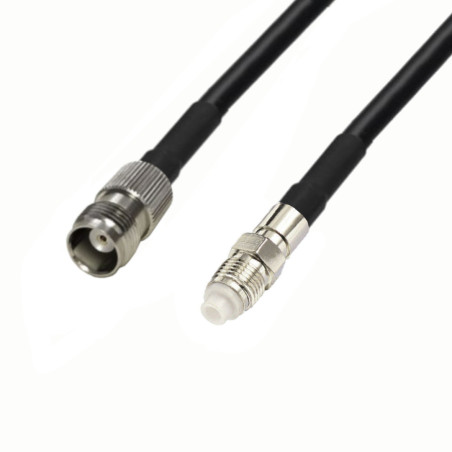 Cablu antenă mufa FME / mufa TNC RF5 15m