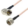 Pigtail F zástrčka ANGLE / F zástrčka RG179 75ohm 3m