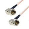 Pigtail F plug / F plug RG179 75ohm 1m ANGLE